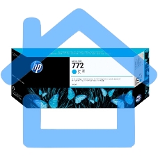 Картридж струйный HP №772 CN636A голубой для HP DJ Z5200 (300мл)