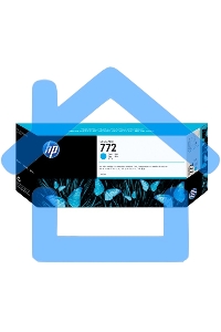 Картридж струйный HP №772 CN636A голубой для HP DJ Z5200 (300мл)