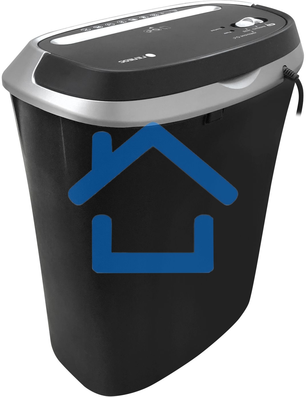 Уничтожитель документов ГЕЛЕОС УМ30-4, DIN P-4 (4 ур-нь секр.), фрагмент 3,8х35мм, 15-17 (70г/м2), CD/пл.карты/скрепки/скобы, 30 литров