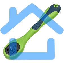 Ключ трещотка СИБРТЕХ двухкомпонентная рукоятка 1/4