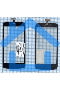 Сенсорное стекло (тачскрин) CT3S0724FPC-A1-E, черное