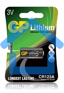 Батарея GP Lithium CR123A (1шт)
