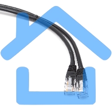 Патч-корд UTP Cablexpert PP12-1M/BK