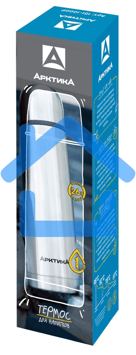 Термос Арктика 101-750P, бытовой, вакуумный
