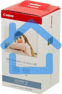 Набор для печати Canon KP-108IN 3115B001 10x15/108л./белый для сублимационных принтеров