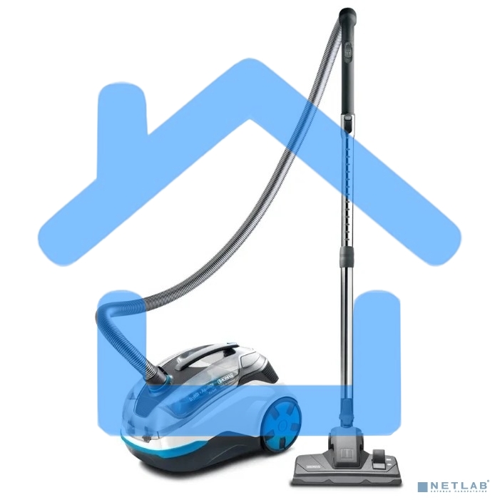 Пылесос Thomas DryBOX+AquaBOX Parkett белый/синий, 325/1700Вт, уборка сухая, пылесборник контейнер 2.6 л