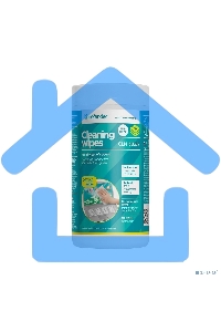 Чистящие салфетки Defender для экранов всех типов / нетканый материал / антистатик / туба /100 шт/ Россия.