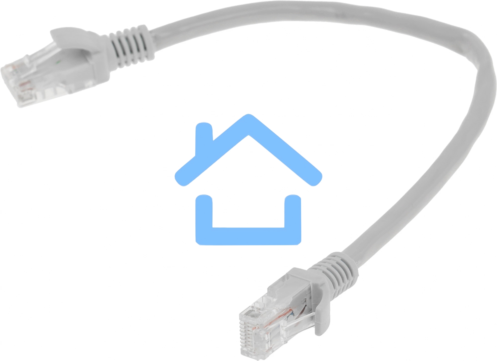 Патч-корд Premier PP6U-0.25M 10000Гбит/с UTP 4 пары cat.6 CCA molded 0.25м серый RJ-45 (m)-RJ-45 (m)