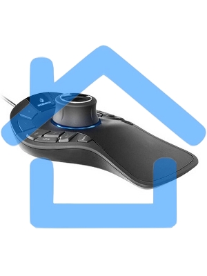 Мышь проводная 3DConnexion SpaceMouse Pro (3DX-700040) черный, 2000 dpi, USB, кнопки - 15