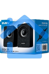 Акустическая система SVEN 135, черный (6 Вт, питание USB)