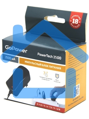 Блок питания GoPower PowerTech 1500 универсальн. импульсный (1/50)
