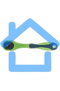 Ключ трещотка СИБРТЕХ двухкомпонентная рукоятка 1/4