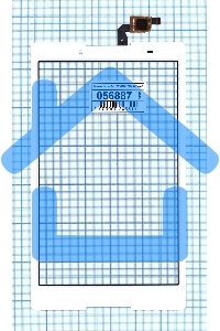 Стекло для Lenovo Tab 3 Tb3-850M / Tb3-850F белое