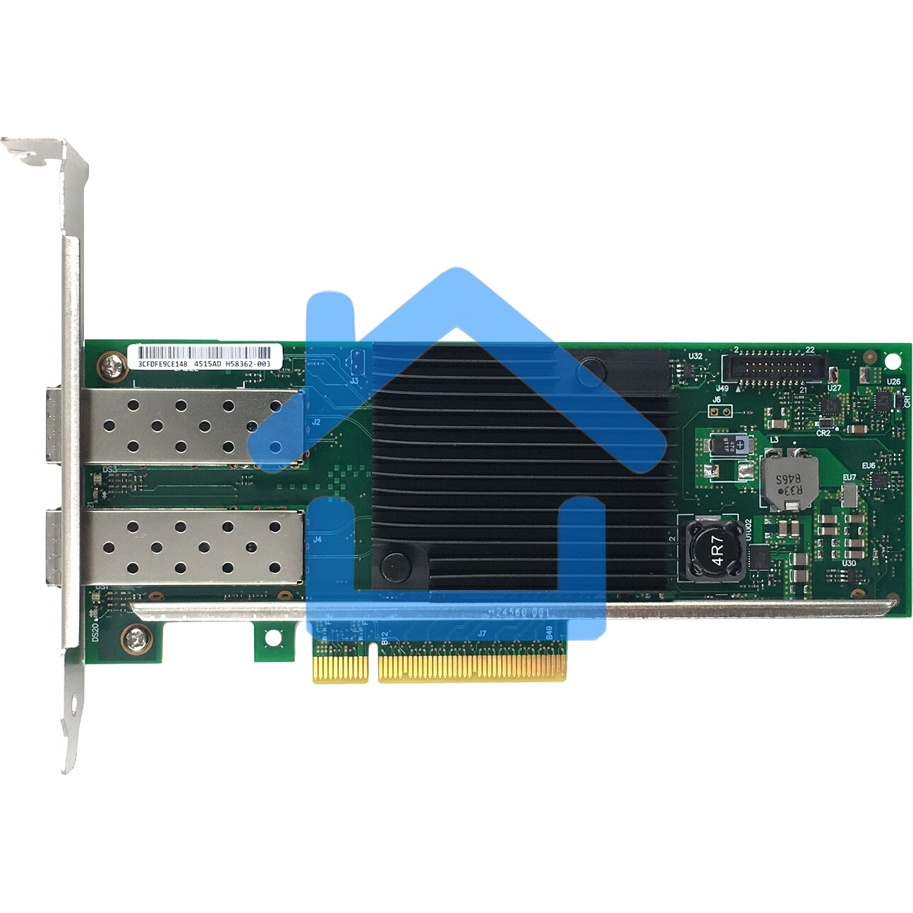Сетевой Адаптер Intel Ethernet Converged Network Adapter X710-DA2, 10GbE/1GbE dual ports SFP+, open optics, PCI-E 3.0x8 (Low Profile and Full Height brackets included) bulk