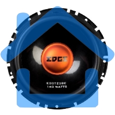 Колонки автомобильные EDGE EDST216C-E6 Мощные динамики среднего диапазона. Потрясающий дизайн края. Твитер с шелковым куполом для захвата вашей музыки. 25-мм твитер. Формованный полипропиленовый конус для улучшения басового отклика. Гальванизированный в г