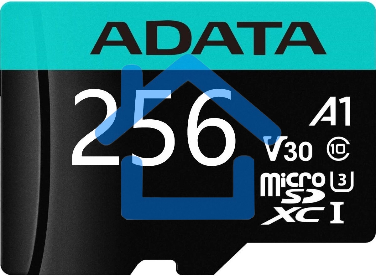 Карта памяти MICRO SDXC 256Gb W/AD. AUSDX256GUI3V30SA2-RA1 ADATA