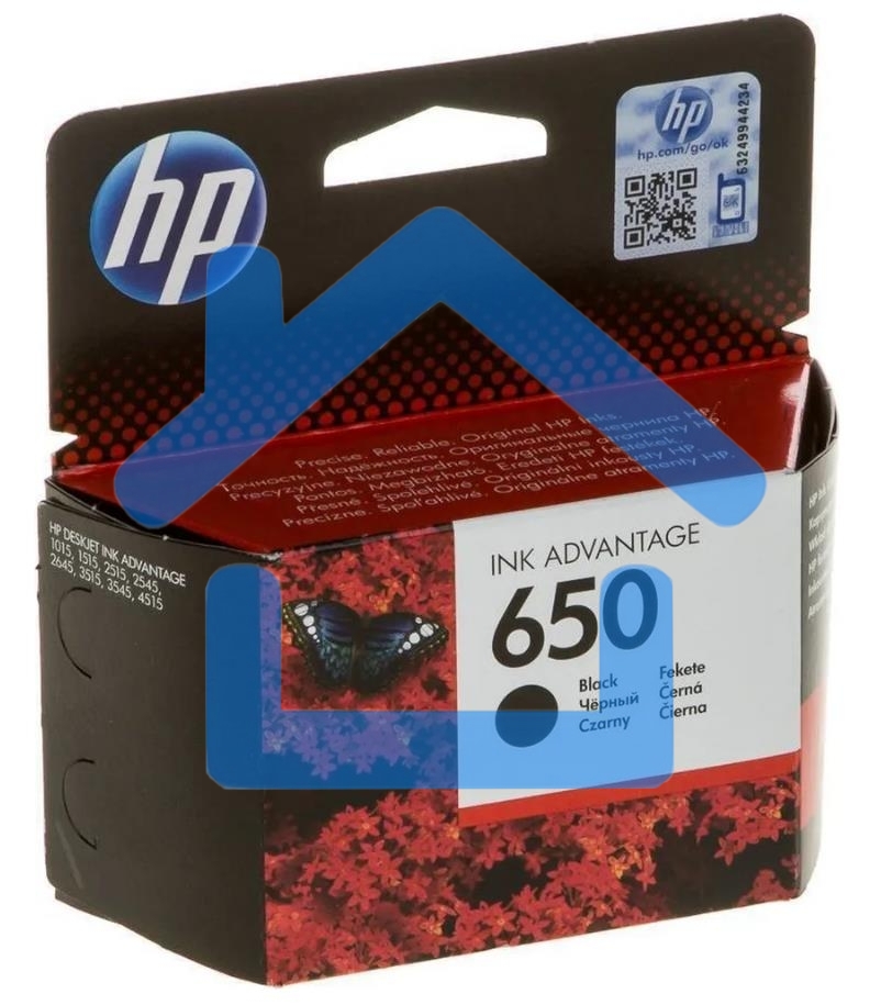 Картридж струйный HP 650 CZ101AE черный для HP DJ IA 2515
