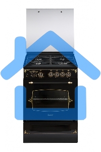 Плита газовая Gefest ПГ 6100-03 0179 черный, конфорок 4 шт, духовка 52 л, 60 см x 85 см x 60 см