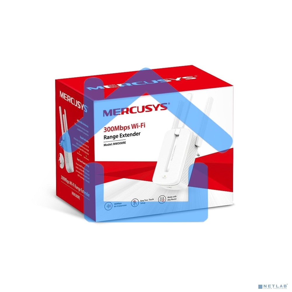 Усилитель Mercusys MW300RE 300Mbps Wi-Fi Range Extender