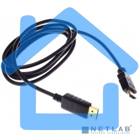 Кабель аудио-видео Buro HDMI (m)/DisplayPort (m) 1.8м. феррит.кольца Позолоченные контакты черный (BHP RET HDMI_DPP18)