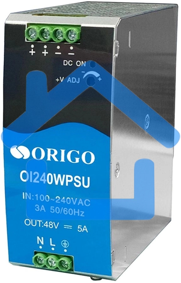Источник питания ORIGO Power Supply for OIxxxx series, 240W, 48V DC output, -40 to 70 °C, DIN-Rail