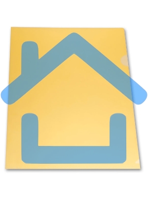 Папка-уголок Бюрократ -E310/1YEL A4, пластик, 0.18мм, желтый