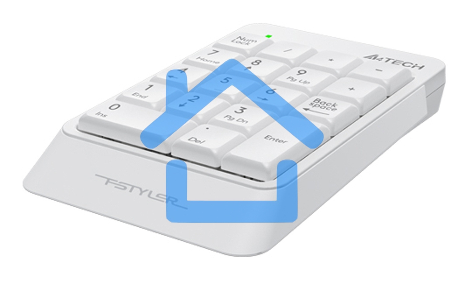 Числовой блок A4Tech Fstyler FK13P проводной, USB, белый