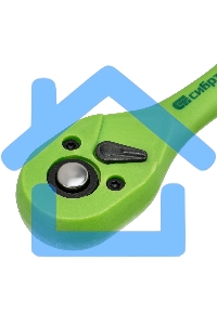 Ключ трещотка СИБРТЕХ двухкомпонентная рукоятка 1/4