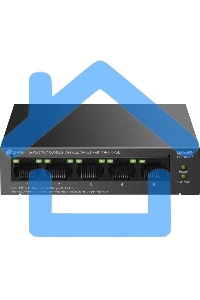 Настольный коммутатор TP-Link LS105LP с 5 портами 10/100 Мбит/с (4 порта PoE)