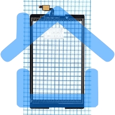 Стекло для Lenovo Tab 3 Tb3-850M / Tb3-850F белое