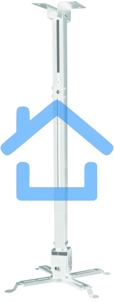 Кронштейн для проектора Buro PR04-140W белый макс.20кг потолочный поворот и наклон