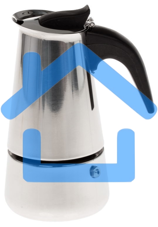 Кофеварка KELLI KL-3019 гейзерная (На 9 чашек. Нерж. сталь. Ручка и кнопка из нейлона (не нагреваются). Предохранительный клапан давления. Можно использ-ть на газ. плитах.Гейзер состоит из нижней емкости для воды, спец. сита-фильтра для кофе и верхнего ча