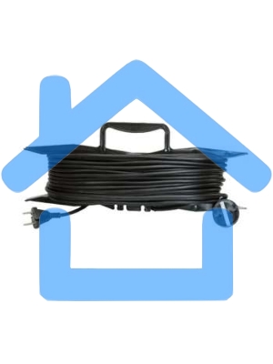 Удлинитель-шнур на рамке 1х50м без заземл. 10А IP20 2.2кВт Союз 481S-5205