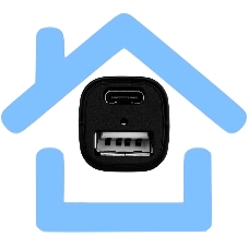 Зарядное устройство в прикуриватель Rexant USB x Type-C, 18W, с Quick charge, черный