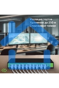 Коммутатор Digma DSP208F-2F-T120 DSP208F-2F-T120 V1 10x100Мбит/с 8PoE 8PoE+ 1PoE++ 120W неуправляемый