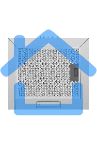 Вытяжка пристенная островная Maunfeld Box Push 40 нержавеющая сталь, 40 см, 1000 куб. м/ч, 60 дБ