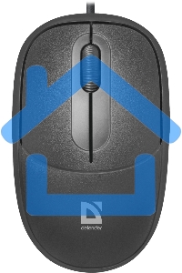 Мышь проводная Defender Datum MS-980 черный, 1000 dpi, USB, кнопки - 3