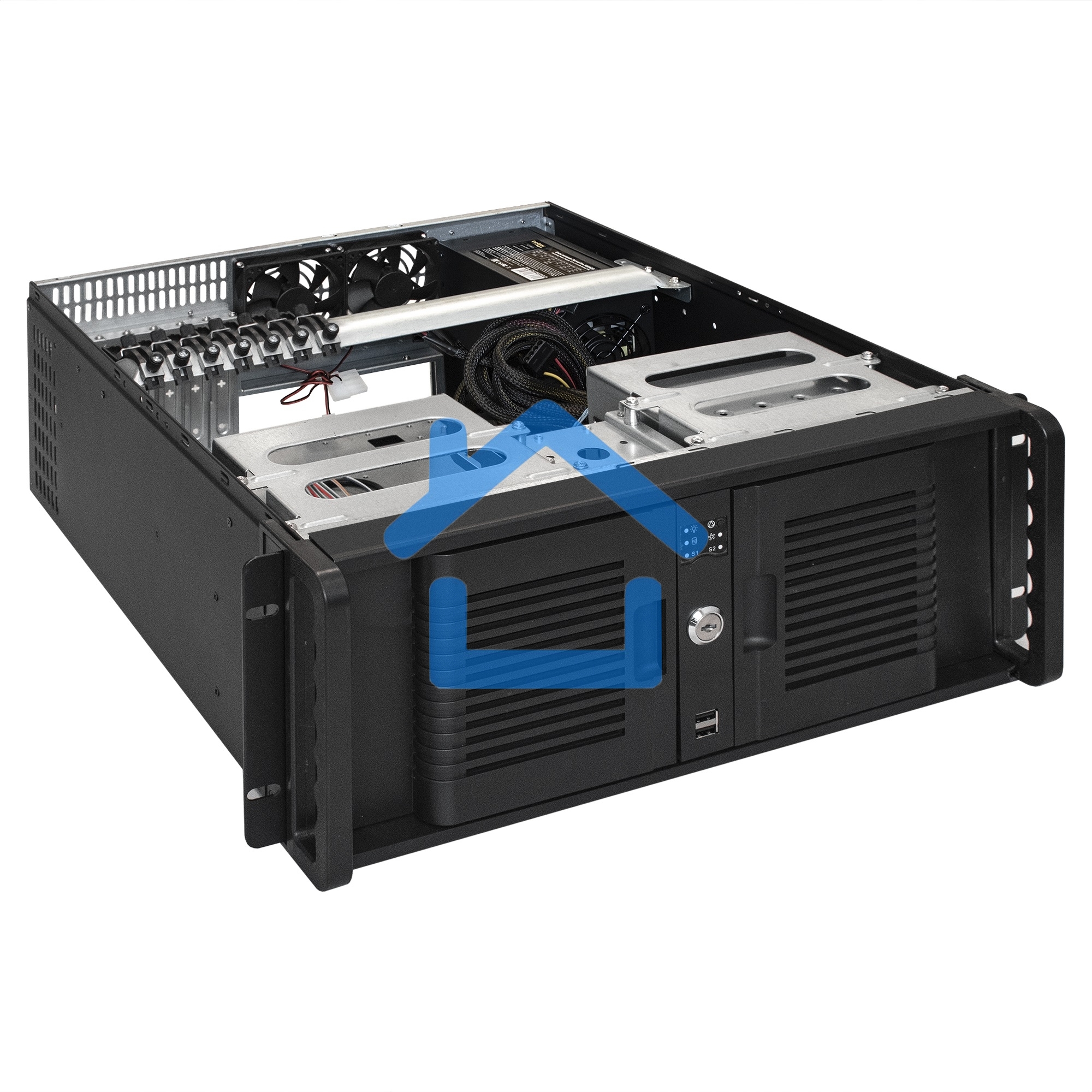 Серверный корпус ExeGate EX293250RUS Pro 4U480-15/4U4132 (RM 19