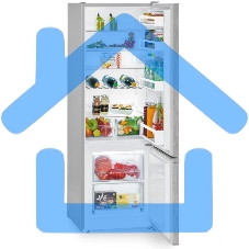 Холодильник Liebherr CUELE 2831-26 001 серебристый двухкамерный 219/53л морозилка снизу