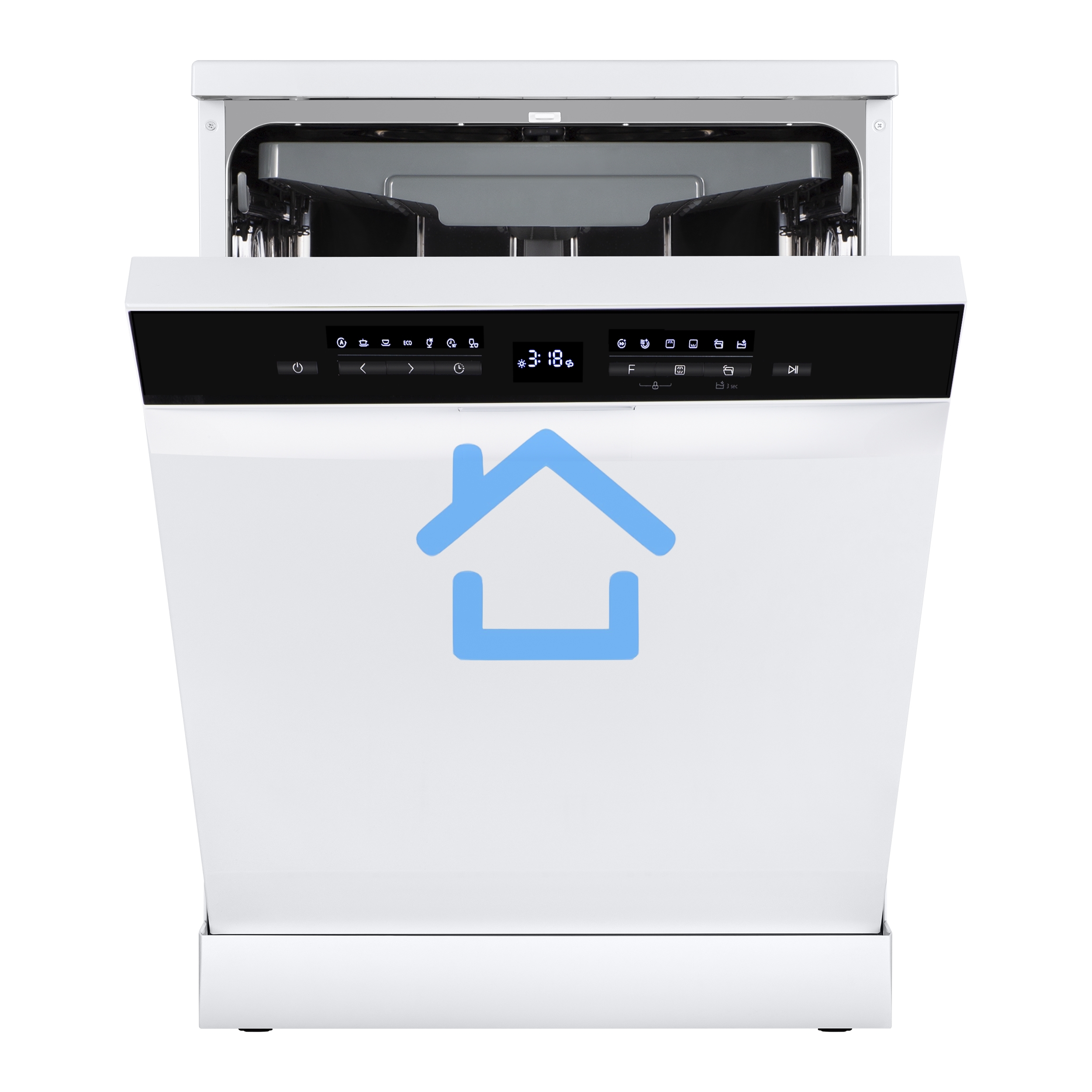 Посудомоечная машина MAUNFELD MWF60331W Inverter, белый, 59.8 см, 14 компл., 42 дБ, класс A+++