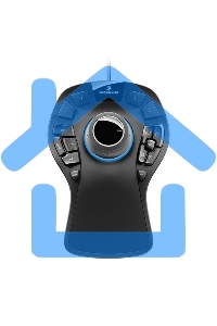 Мышь проводная 3DConnexion SpaceMouse Pro (3DX-700040) черный, 2000 dpi, USB, кнопки - 15