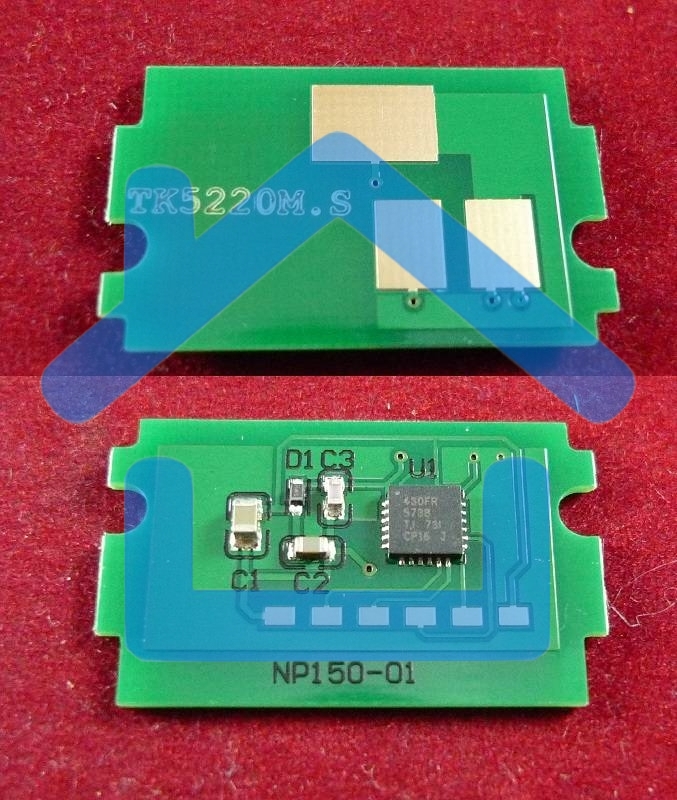 Чип для Kyocera Ecosys P5021cdn/M5521cdn (TK5220M) Magenta 1.2K (ELP, Китай)