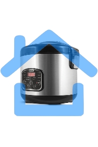 Мультиварка Centek CT-1490 (сталь)скороварка,1000Вт; 5.0л, 8 программ, ненагр крышка, а/п покр(4)