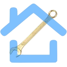 Ключ комбинированный Rexant 14 мм, желтый цинк