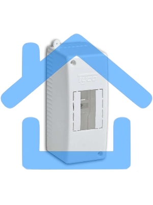 Бокс ОП Тусо 2мод. IP30 бел. Рувинил 68022