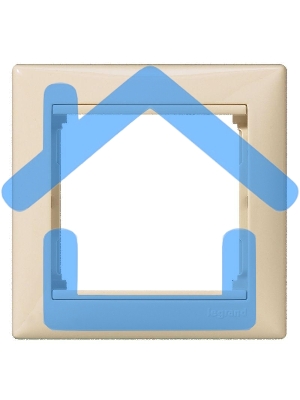 Рамка 1-м Valena горизонт. сл. кость (DIY-упак.) Leg 695631