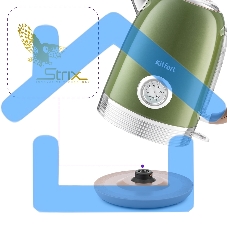 Чайник электрический Kitfort KT-6110 1.7л. 2200Вт зеленый (корпус: нержавеющая сталь)