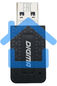 Сетевой адаптер WiFi Digma DWA-AC1300C AC1300 USB 3.0 (ант.внутр.) 1ант. (упак.:1шт)