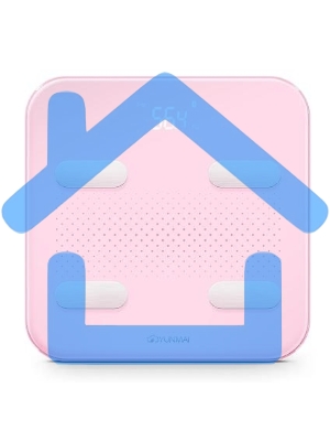 Весы напольные YUNMAI S SMART PINK M1805GL_PINK