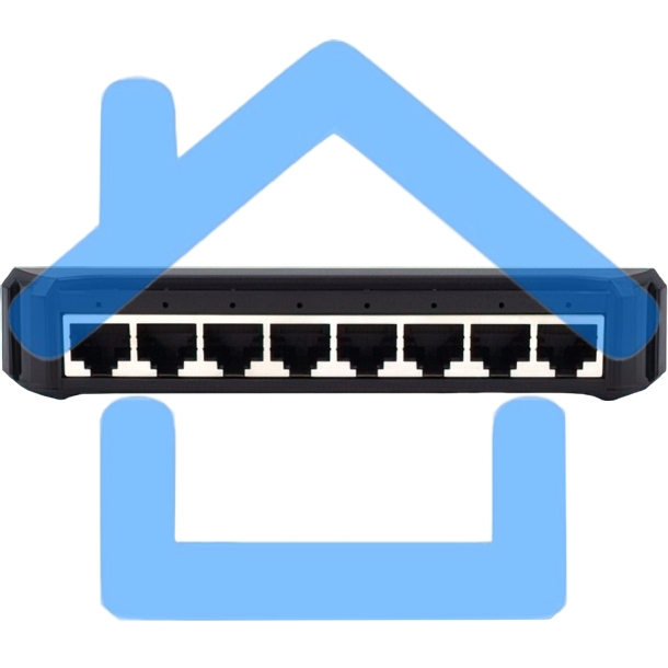 Коммутатор Unmanaged Switch 8x1000Base-T, plastic case
